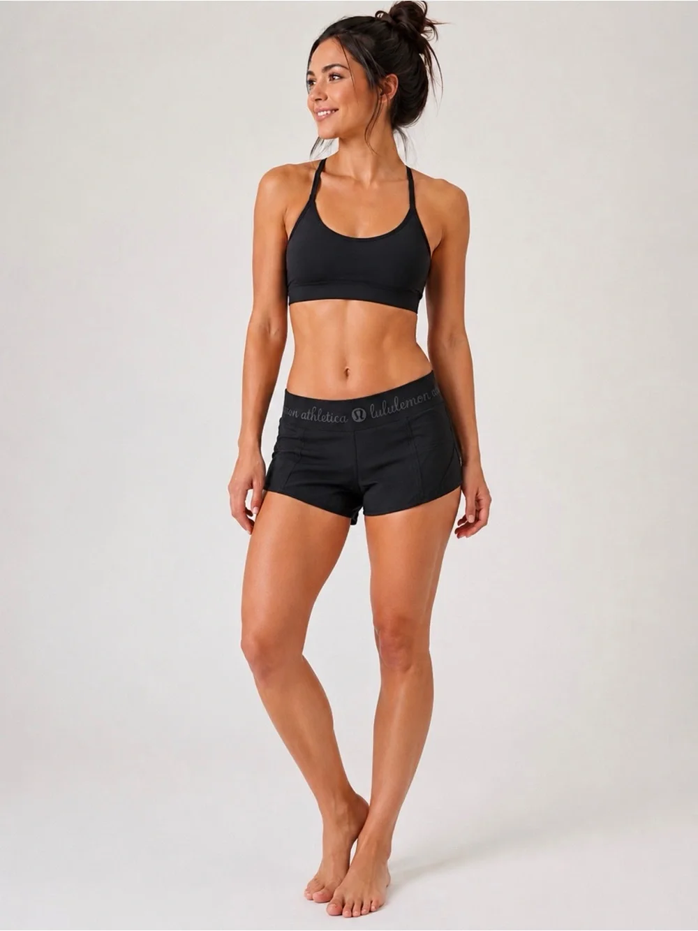 Lululemon Athletica Size 4 Black Low Rise